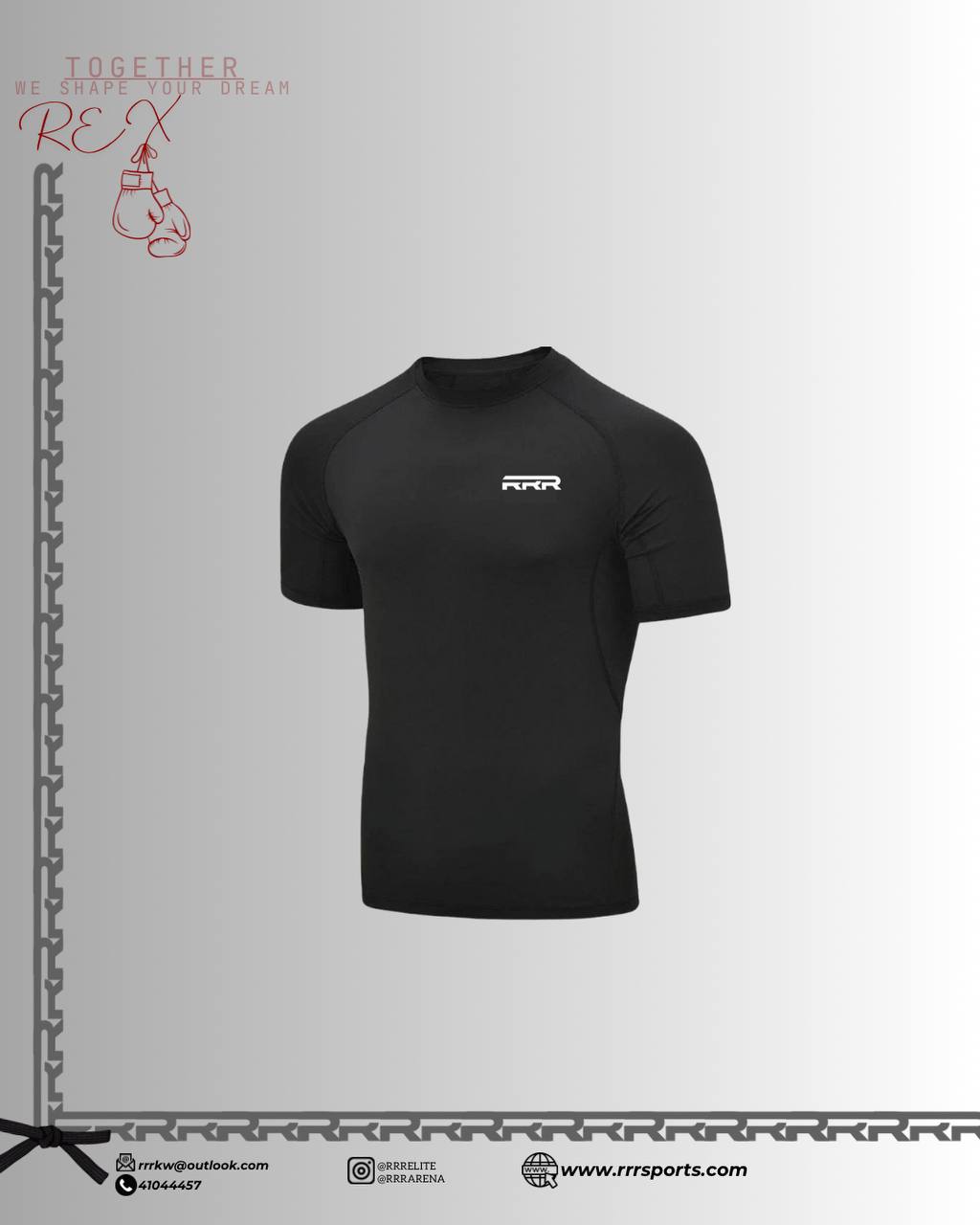 RASH GUARD - BLACK